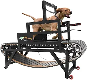 Heavy Duty Dog Treadmill – Non‑Electric Slatmill with Brake, Portable Design, Supports 300 lbs