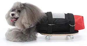 Dog Scooter Wheelchair – Small Size Drag Bag for Paralyzed Dogs, Chest & Limb Protection, Indoor/Outdoor Use