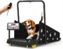 Petbobi Dog Treadmill – Quiet Indoor Running Machine for Small & Medium Dogs, 265 lbs Capacity, Rotatable Display & Remote