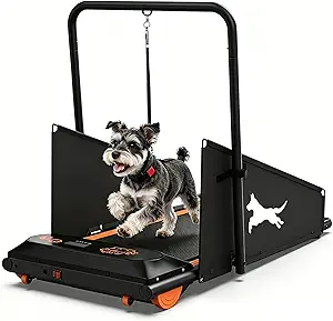 Dog Treadmill – Indoor Running Machine for Small & Medium Dogs, 2.5 HP Quiet Motor, Remote Control & 12 Programs