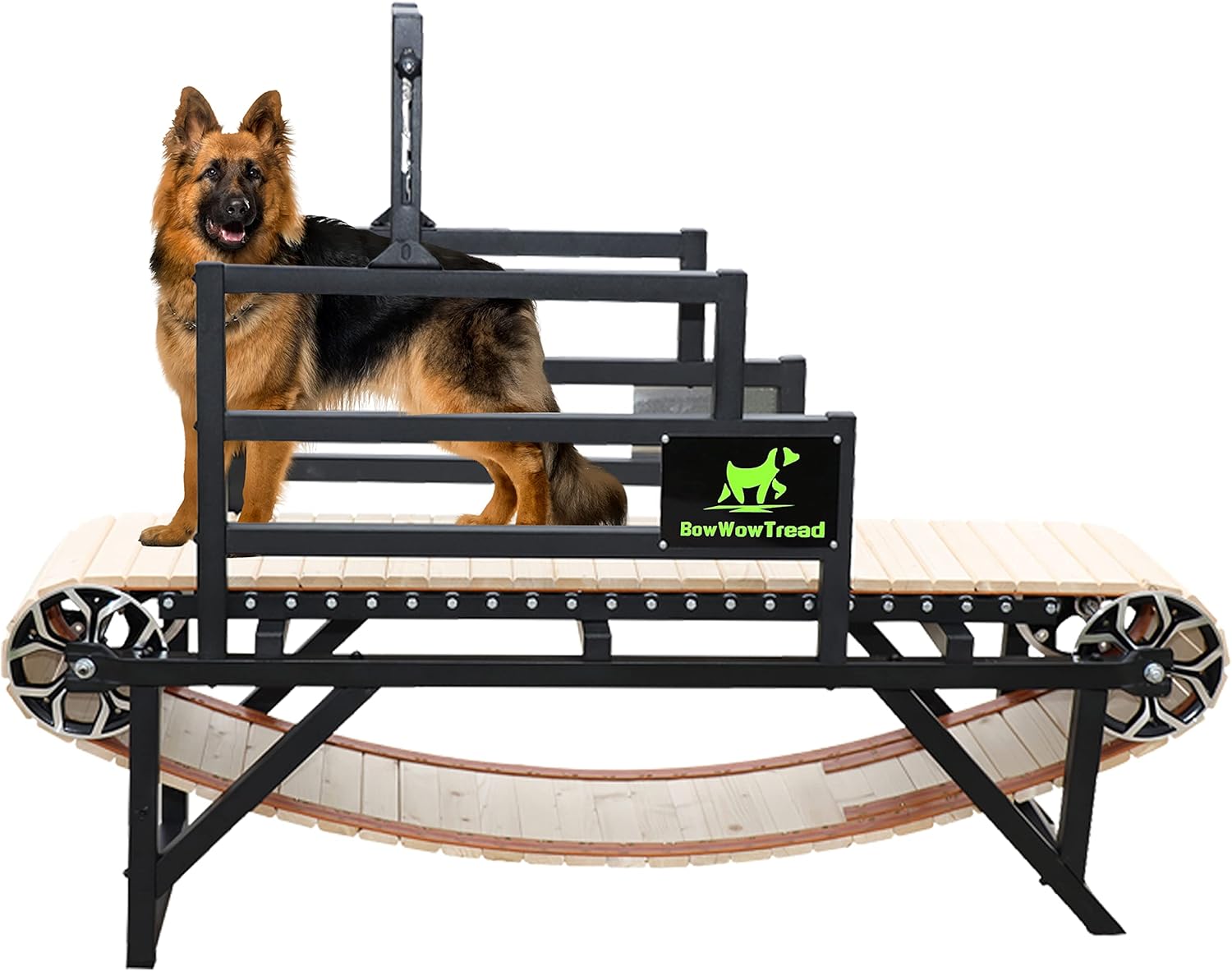 BowWowTread 2026 Dog Treadmill – Non‑Electric Slatmill for Large & Medium Dogs, Indoor Fitness, Supports 220 lbs