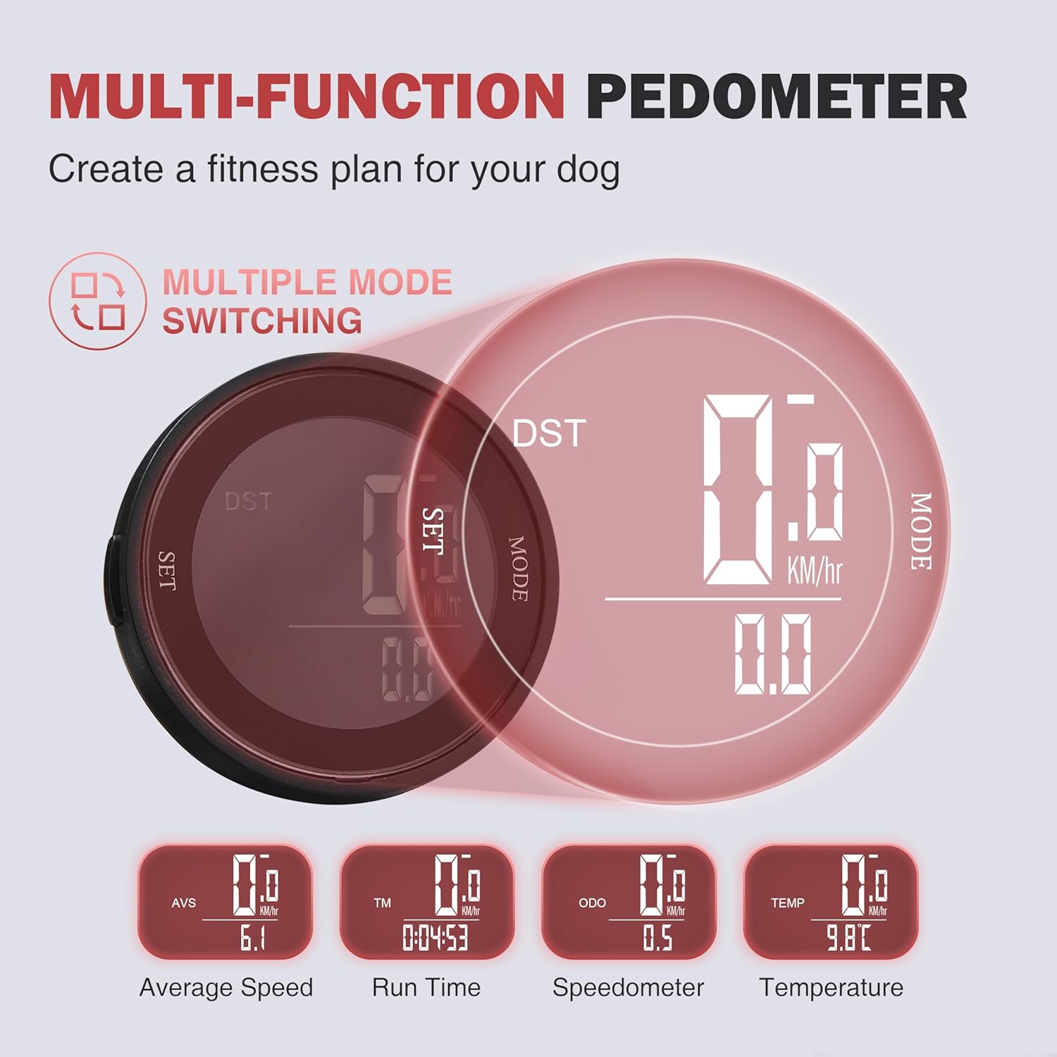Large KISFLY 2026 Large Dog Treadmill – Heavy Duty Non‑Electric Slatmill with Adjustable Ramp & Pedometer