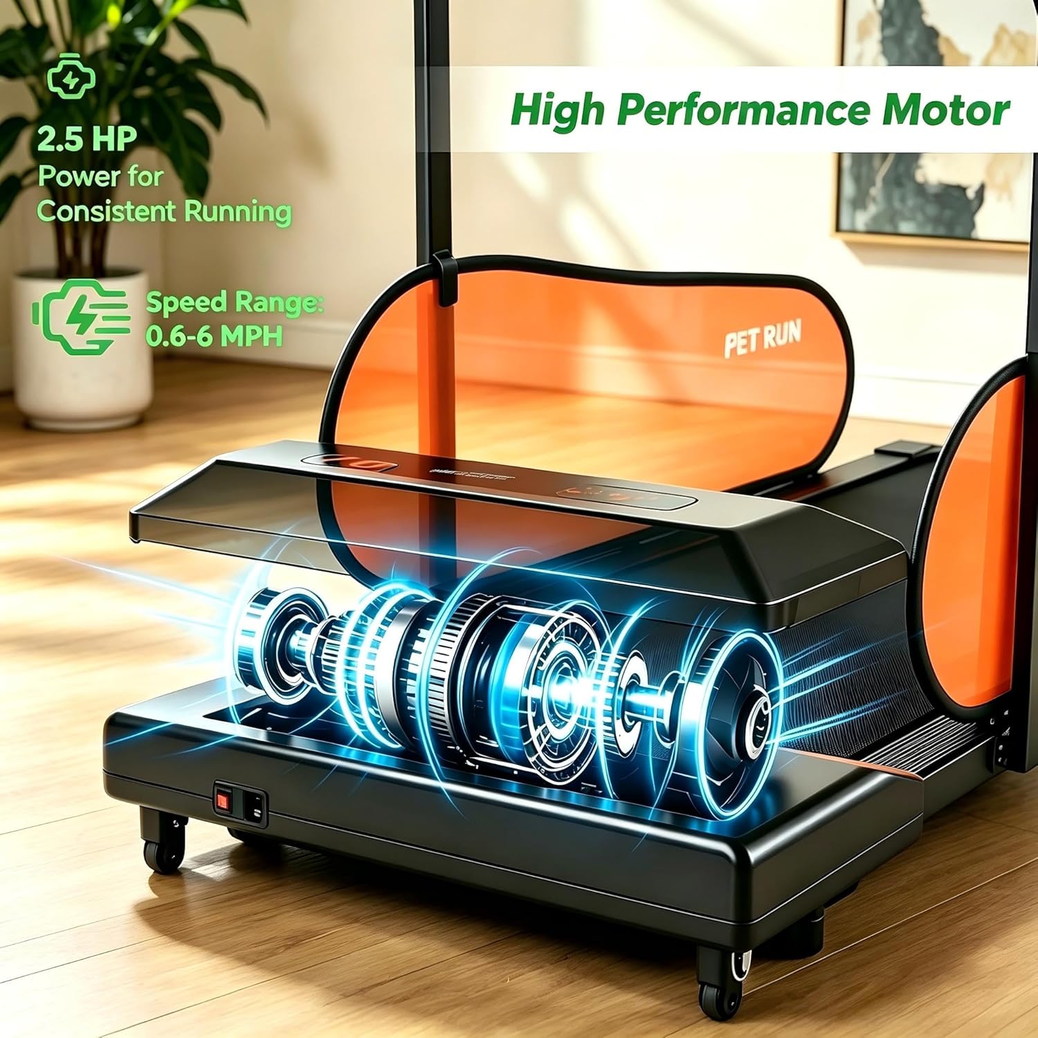 GYMAX 2026 Dog Treadmill – 3‑in‑1 Pet Runner with Remote, LED Display, Adjustable Incline & Preset Programs