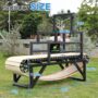 BowWowTread 2026 Larger Dog Treadmill – Non‑Electric Indoor Slatmill, Wheeled, Supports 220 lbs