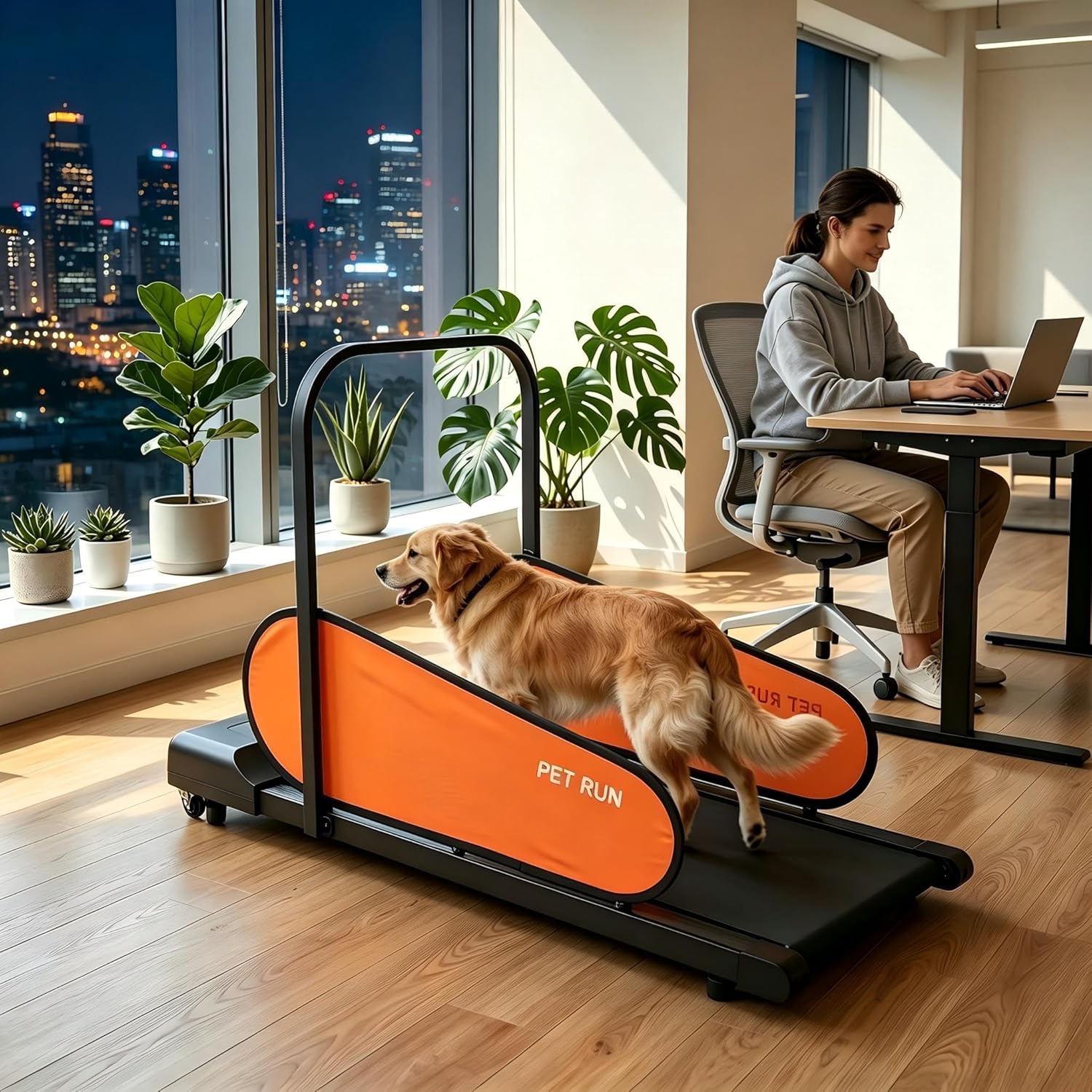 GYMAX 2026 Dog Treadmill – 3‑in‑1 Pet Runner with Remote, LED Display, Adjustable Incline & Preset Programs