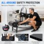 Moysoon 2026 Large Dog Treadmill – Non‑Electric Slatmill with Foot Brake, Adjustable Incline, Supports 500 lbs